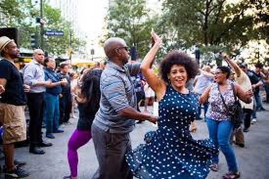 Latin dancing lesson